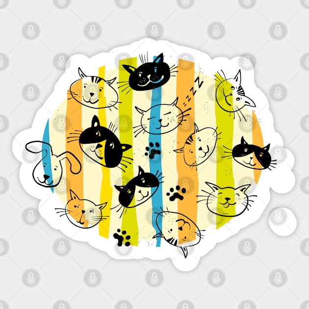 meowzzzz Sticker by kobyakov